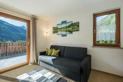 Image de Appartement confortable \"Pfandlerhof Grün\" avec vue montagne, Wi-Fi, balcon et jardin