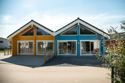 Image de Luxury semi-detached chalets near the water.