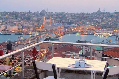Image de Airy style, amazing terrace views in Galata!