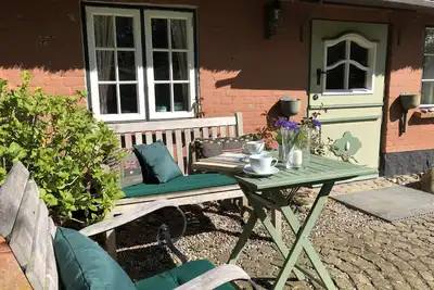 Image de Kate am Barkenhof - terrace, field view, garden, open fireplace, shower