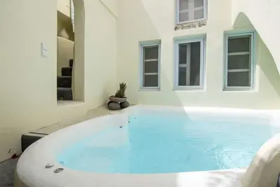 (w) Villa Cycladicas - Emporeio - Une merveilleuse villa de 2 chambres - Piscine exterieure et jacuz