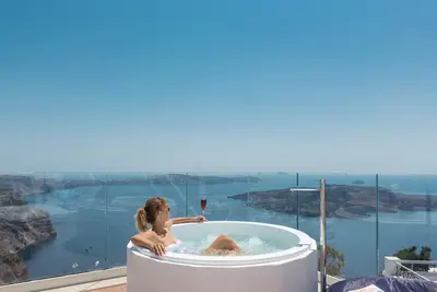 Image de (w) Villa Fira Maisonnette - Fira - Belle villa 1 chambre avec jacuzzi