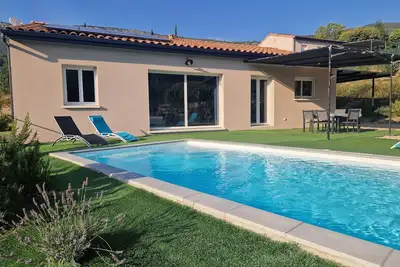 Les Villas Dorées - Villa Métal face au Mont Ventoux