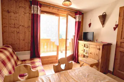 Image de Appartement chaleureux au pied des pistes avec parking, pour 4-6 personnes