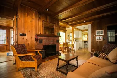 Charming Waterfront on Herring Lake, Beautiful Views, Walk to Lake Michigan