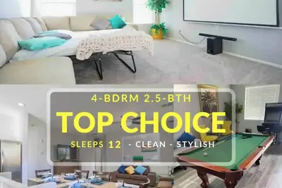 Image de 🎁2400sf🏠4br/3br🛀6beds🛌, 15min Downtown/Strip, Home Theater, Games, Bbq and moree!