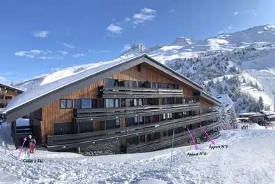 Image de Studio cabine idéalement placé sur les pistes, plein sud, dimanche au dimanche