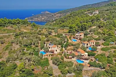 Image de Deluxe Alonissos Island Villa | Villa Thalassa | Private Pool | Sea View | 2 Bdr | Raches