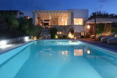 Image de Executive Paros Villa | 4 Bedrooms | Villa Island Spirit | Amazing Sea Views & Private Pool | Ampelas