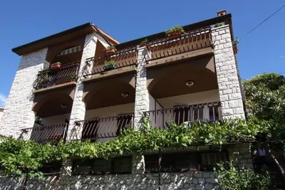Family-friendly apartment with terrace and wonderful sea view