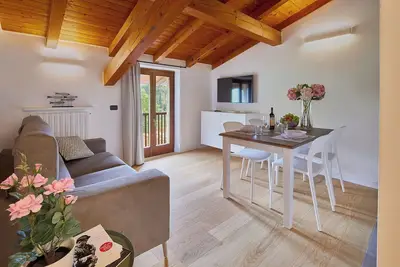 Image de Elégant appartement au dernier étage \"Salvia\" avec vue sur la montagne et balcon