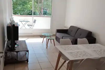 Image de Cabourg: Appartement au calme avec vue sur un parc