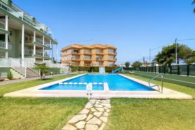 Image de Bel appartement pour 4 personnes avec piscine, climatisation, Wifi, Tv et terrasse