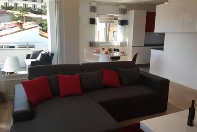Image de Sea View Ap, 350 m to the beach, 4 people, free WiFi, terrace, parking
