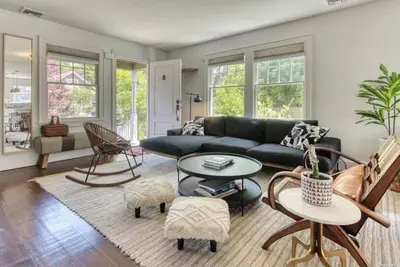 Image de Relax in this light-filled home, steps from the beach and a short walk to town!