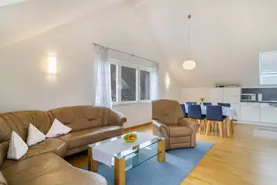 Image de Light-Flooded Holiday Apartment “Haus Buche” close to Lake Constance with Wi-Fi, Balcony & Garden; Parking Available