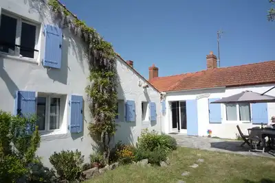 Image de ĂŽle de Noirmoutier, Le Vieil, Ă 50m la mer, maison 120m2, 5 pers. ou 2 couples