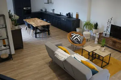 Image de corps de ferme contemporain bord de mer
