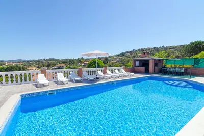 Club Villamar - Grande villa avec piscine privée, Wifi, barbecue, terrasse et vues sur la région