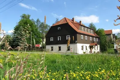 Image de 3 maisons de vacances dans la maison de clochard Stolpen, la « passerelle » vers la Suisse saxonne