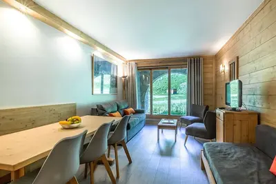 Image de Méribel Mottaret : Apt 2 ch, terrasse, accès piste, au cœur du quartier du Laitelet