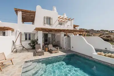 Image de Villa Aggelos est une famille sympathique, Animaux acceptés Près de la plage et la ville.