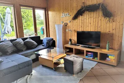 Image de Appartement avec 2 chambres Ă la ferme avec des chevaux Fjord Terrasse,