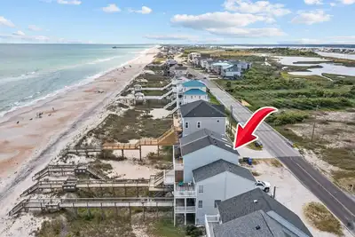 Image de Après Dune Delight est un Oceanfront Townhouse Location Dans Hebdomadaire N Topsail Beach