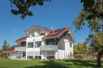 Image de Appartement \"4 am Biohof Eriskirch\" près du lac de Constance avec Wi-Fi, balcon et jardin