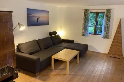 Image de Newly renovated woodcutter's house with terrace in a forest clearing