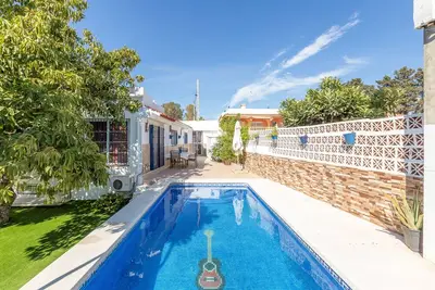 Image de \"Villa en Marbella\" avec piscine, vue sur la mer et Wi-Fi