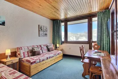 Image de Studio pour 3 personnes au pied des pistes, Plagne Centre