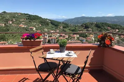 The house in the carob trees with breathtaking views