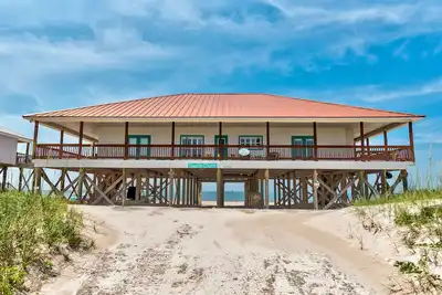 Enjoy a personal beach experience! Expansive gulf side deck! - Dauphin Charm