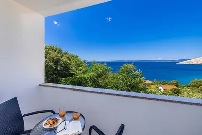 Image de Appartement à Stara Baška, Island Krk, Croatie pour 6 personnes