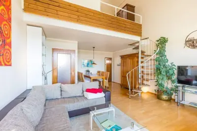 Image de 3-room gallery apartment, 72 sqm, balcony and lake view, max. 4 persons