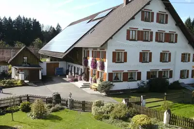 Image de Appartement de vacances à Ferienhof Wetzel avec jardin et terrasse partagés, One Pet allowed