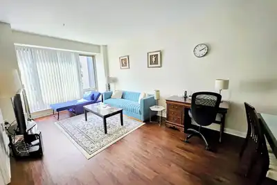Quite 1 Bd Apt nearby Mgh, Mit, Harvard W/D In Suite