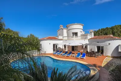 Image de Belle villa confortable à Javea, Costa Blanca, Espagne  avec piscine privée pour 6 personnes