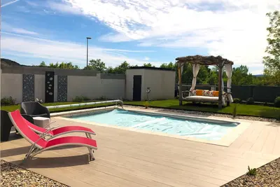 Image de Villa 4 étoiles avec piscine chauffée 28° et privée
