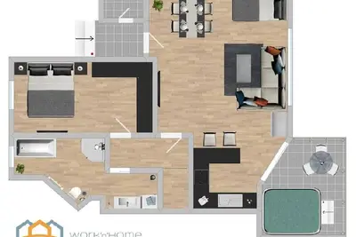 Image de Vacation apartment Stefan 1st floor modern and high quality equipped