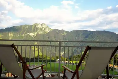 Image de Large family apartment - breathtaking view, Ski-in