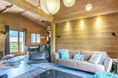 Image de Chalet 4**** La Clusaz: sur les pistes, 10 pers, terrasse, garage, Wifi, linge inclus