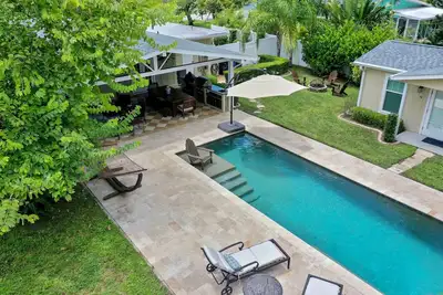 One-of-a-Kind Home! Pet Friendly, Fenced, Private Pool! 1 mi to Downtown & Beach