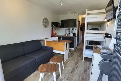 Image de Studio rénové 5 personnes au pied de la station