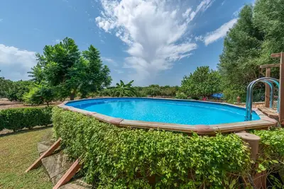 Image de Son Lloringo - Beautiful villa with private above ground pool, a beautiful garden and view