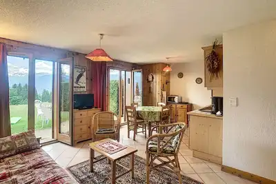 Image de Charmant 2 pièces cabine avec jardin, près de Combloux