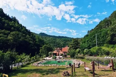The Valley of the Chestnut Trees - the Village