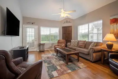 Luxury Golf Condo with Beautiful Course View from Sunroom