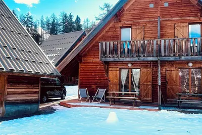 Image de Chalet 6\/8p - La joue du loup avec vue montagne, Piscine et sauna